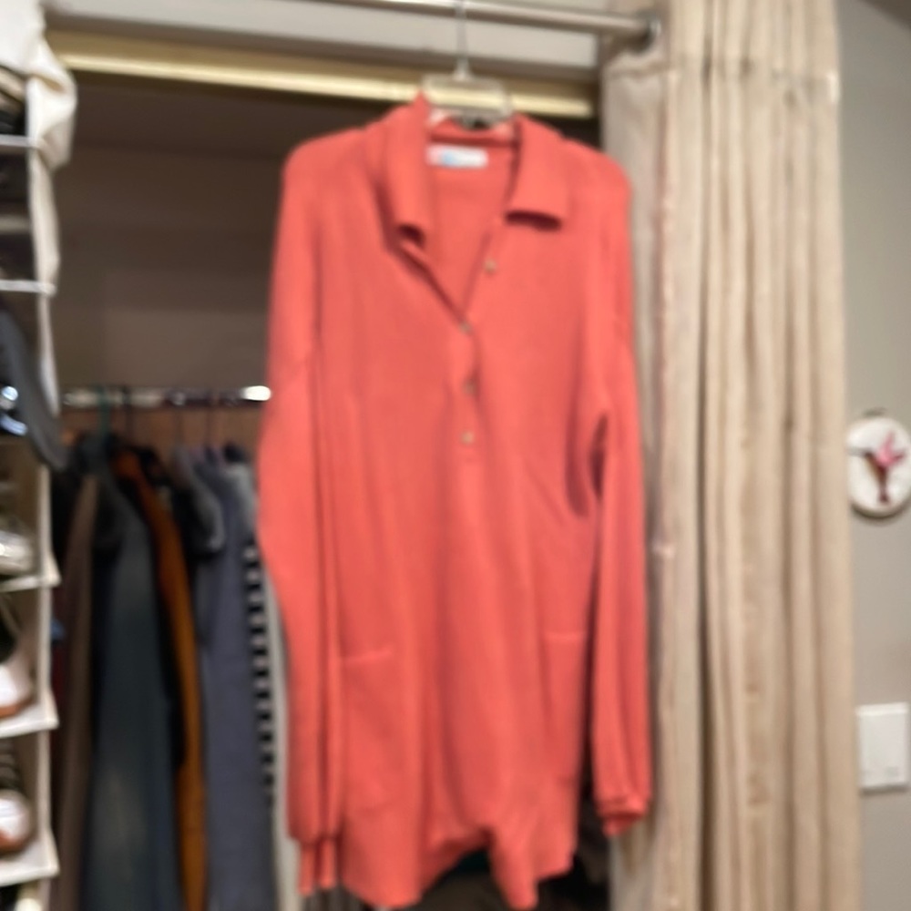 Free people beach picnic romper  in salmon size small